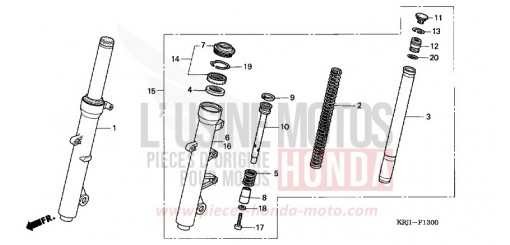 FOURCHETTE AVANT FES1253 de 2003